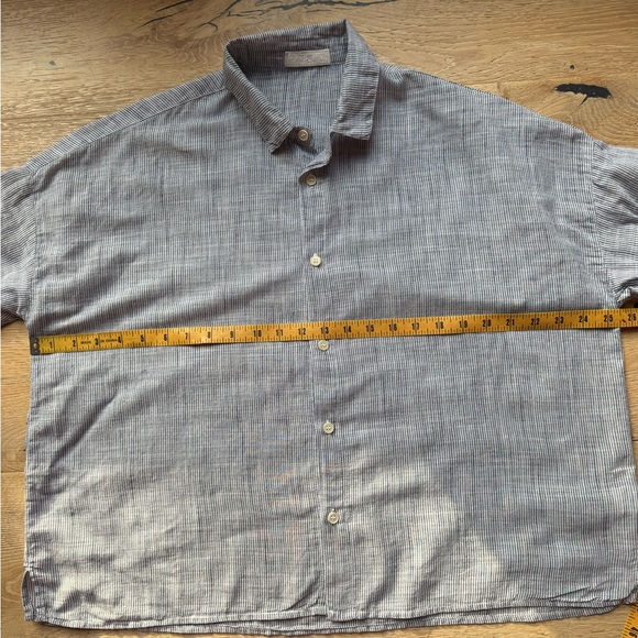 CP Shades Rooney Striped Cotton Blouse Sz M/L Boxy PRISTINE Price firm! - Picture 14 of 14